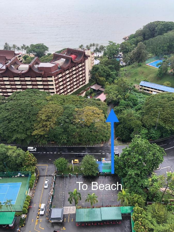 Beach Resort 7 Home Stay Sri Sayang Apartment Batu Ferringhi 3Bedroom Kültér fotó